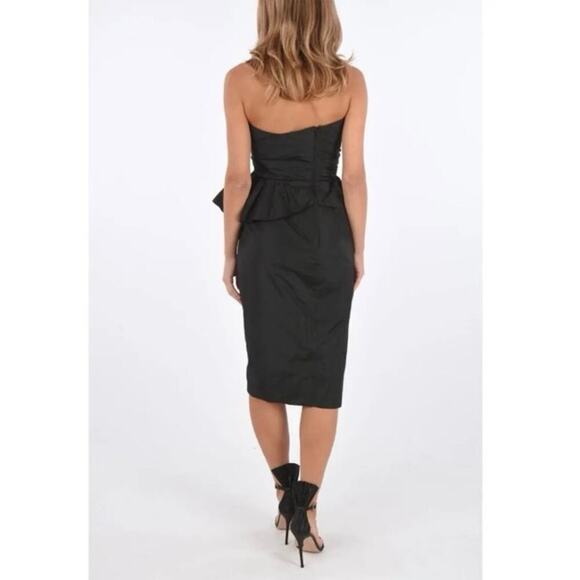 NWT MAX MARA Elegante Matteo Taffeta Silk Blend Midi Dress - Picture 2 of 10